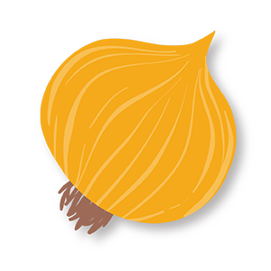 sticky fingers cooking yellow onion graphic